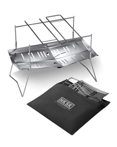 焚き火台 HAKOSUKA 折りたたみ式 A4収納 コンパクト 軽量985g ステンレス製