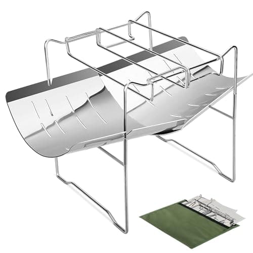 焚火台 コンパクト 1-3人用 折りたたみ式 収納ケース付き
