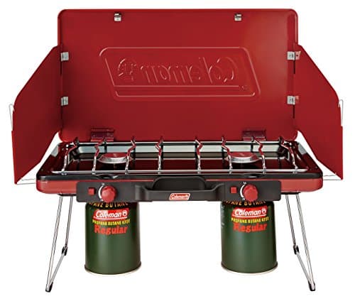 Coleman パワーハウスLPツーバーナーストーブII/レッド 2000021950